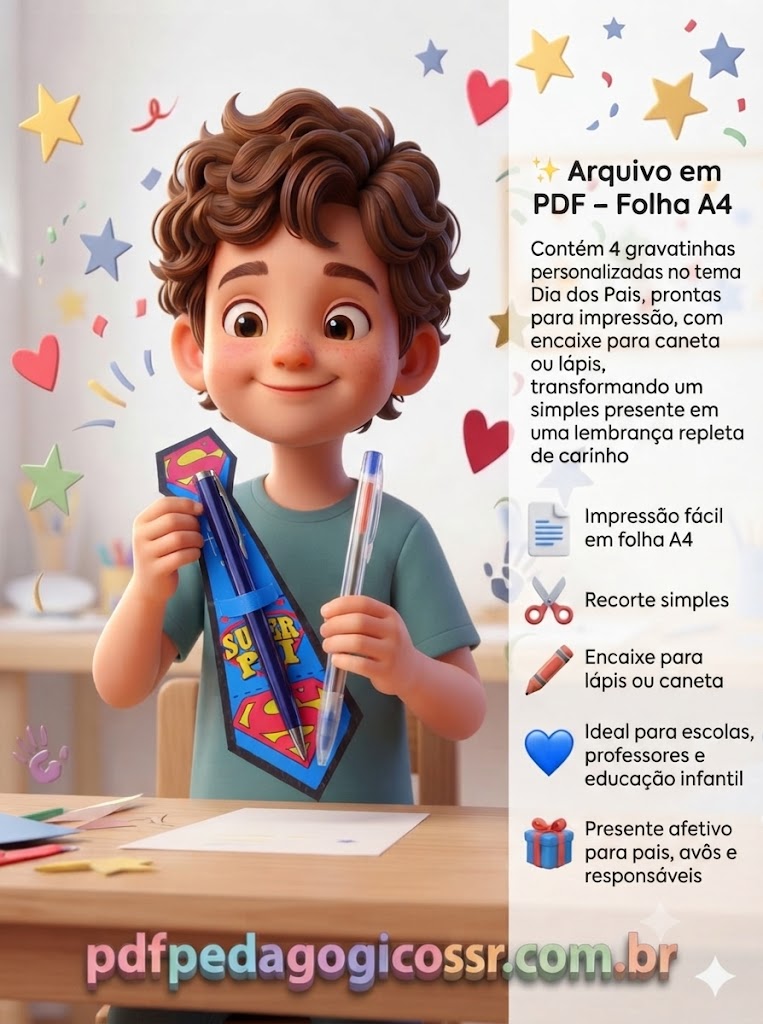 Gravatinnha Dia dos Pais(lembrancinha)